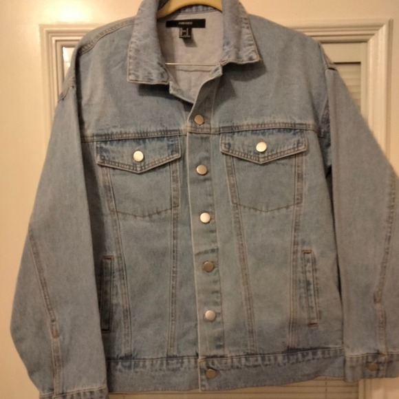 Forever 21 Jackets & Blazers - Forever 21 Medium Wash Jean Denim Jacket Woman Size Large